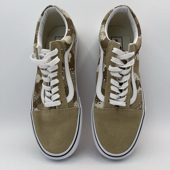 Vans Old Skool Skate Shoe Canvas Suede Sneaker Desert Camo Men’s 9/Women’s 10.5 - Picture 4 of 7